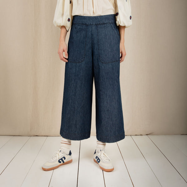 BONTE Bijou Trousers in Dark Wash Denim