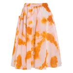 Neon Wisteria Skirt in Orange