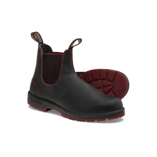 BLUNDSTONE 2342 Leather Boots in Red/Black