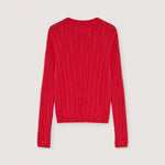 THE NEW SOCIETY Bluebell Cotton Jumper in Tulip Red