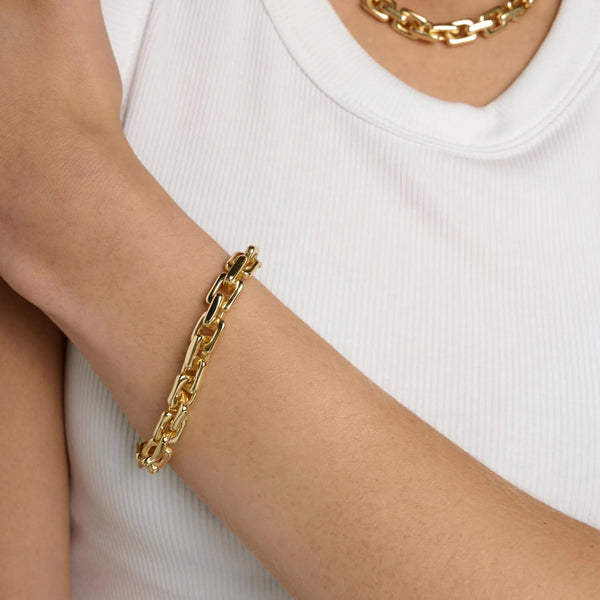 Tutti & Co Link Bracelet in Gold