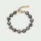 Tutti & Co Jasper Small Beaded Bracelet in Black