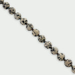 Tutti & Co Jasper Small Beaded Bracelet in Black