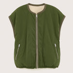 BELLEROSE Jano Sleeveless Jacket in Ecru