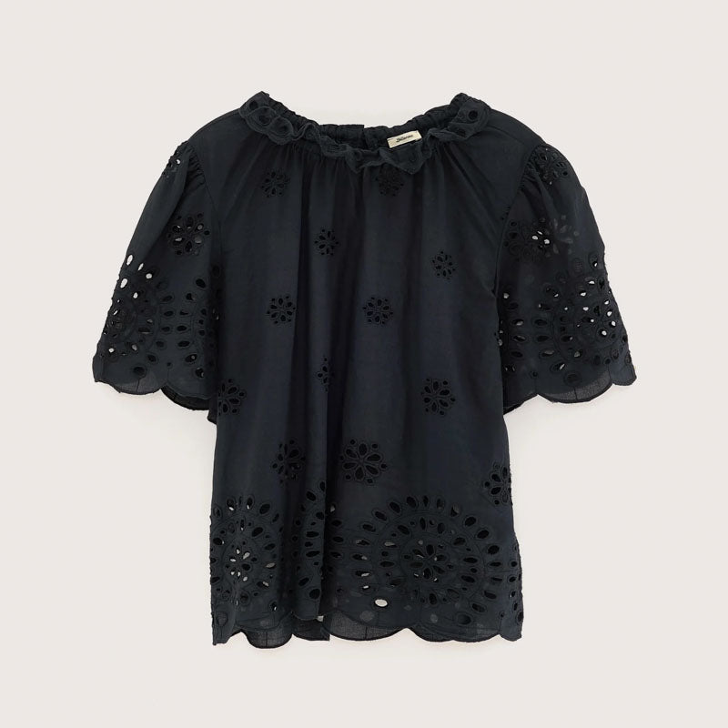 BELLEROSE Darlene Blouse in Black Beauty