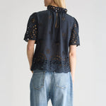 BELLEROSE Darlene Blouse in Black Beauty