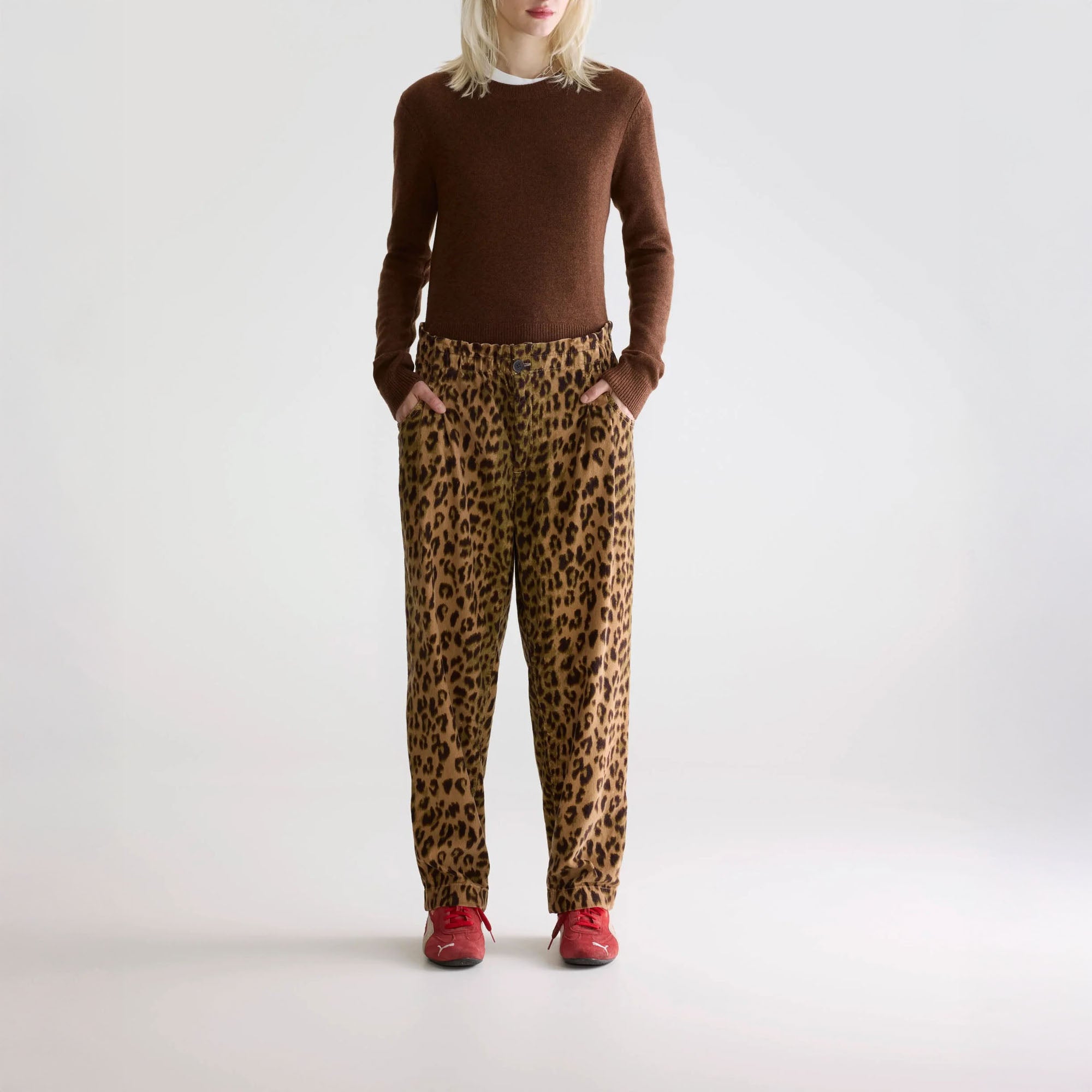 Buy BELLEROSE Winona Paperbag Trousers in Leopard | Collen & Clare