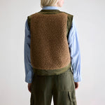 BELLEROSE Jensa Bodywarmer in Khaki/Orange