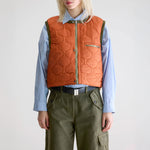 BELLEROSE Jensa Bodywarmer in Khaki/Orange