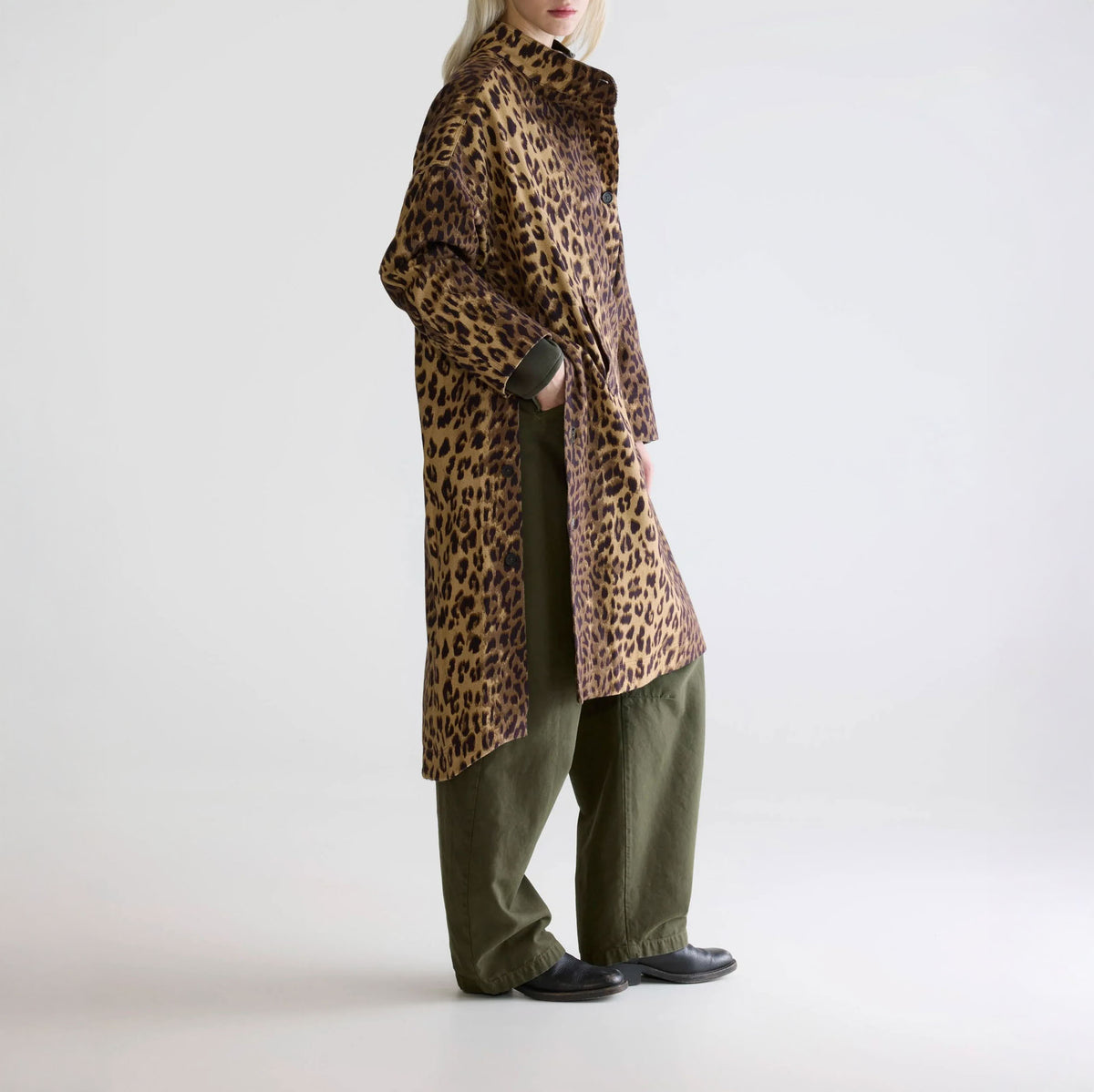 BELLEROSE Juttac Trenchcoat in Leopard