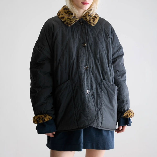 BELLEROSE Hampton Jacket in Black/Sand