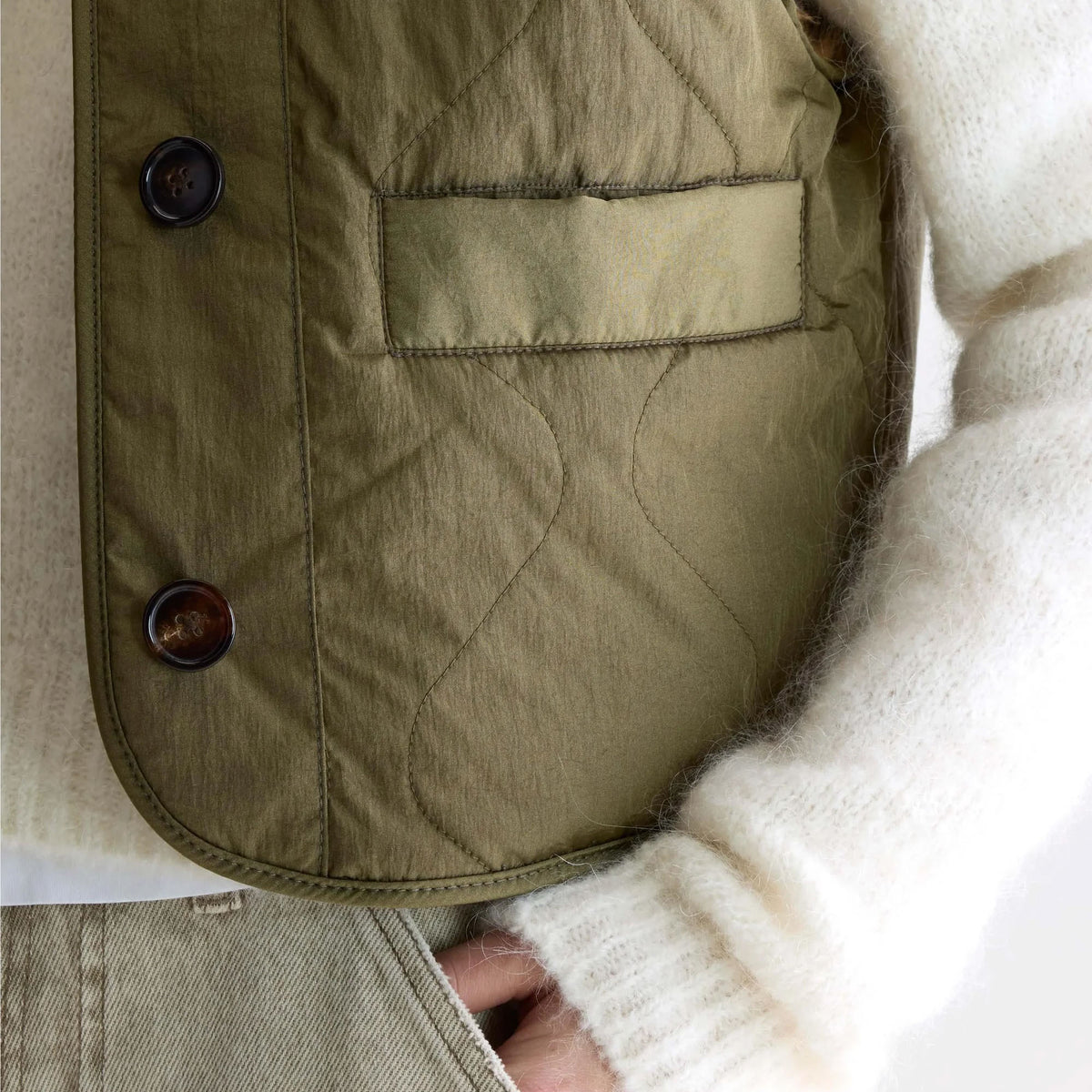 BELLEROSE Eloise Bodywarmer in Army