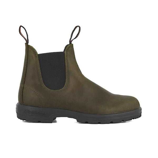 BLUNDSTONE 2052 Leather Boots in Dark Green
