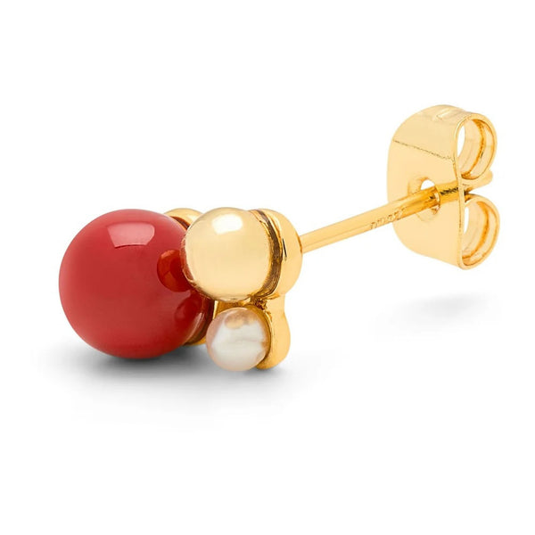LULU COPENHAGEN Bouquet the Classic Earring 1 pcs, Gold Plated