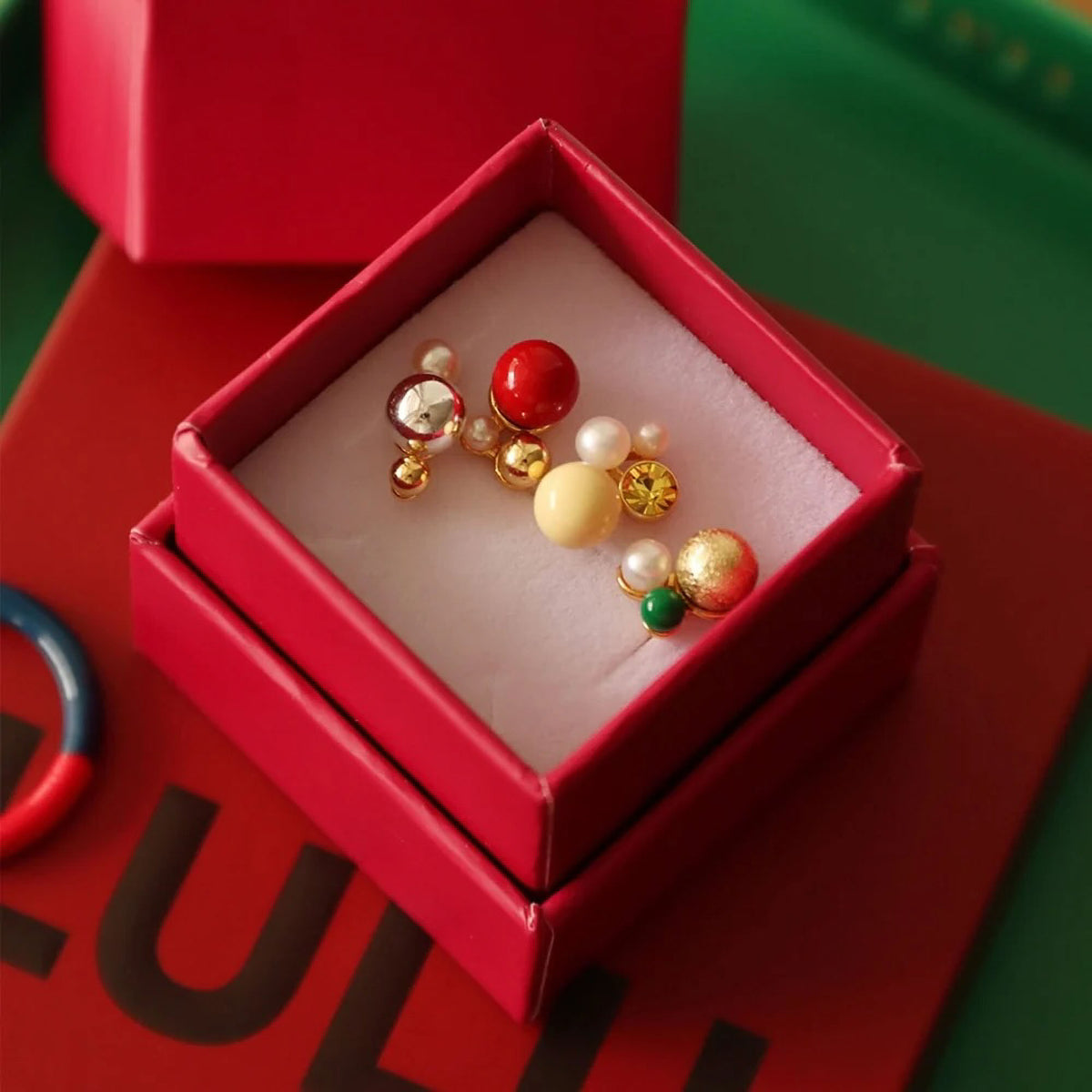 LULU COPENHAGEN Bouquet the Classic Earring 1 pcs, Gold Plated