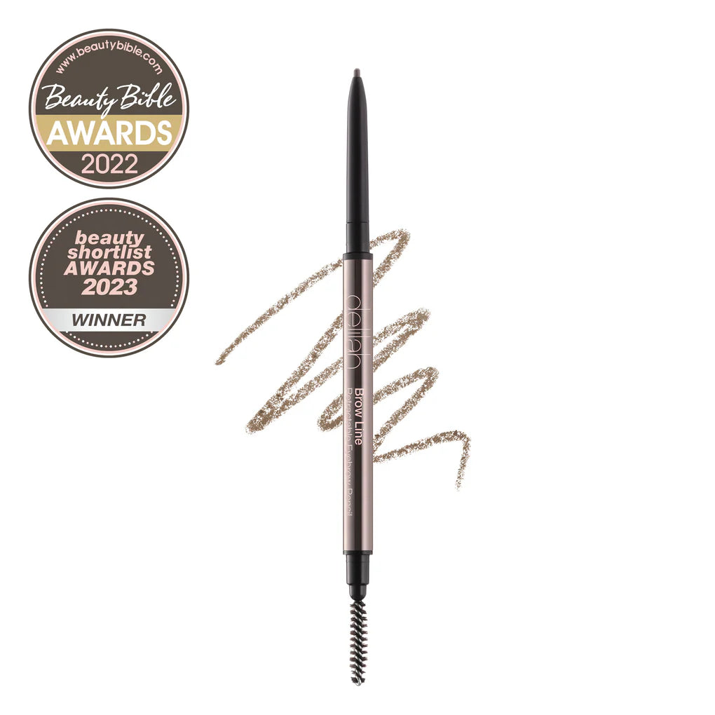 DELILAH Retractable Eye Brow Pencil with Brush in Ash