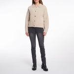 RINO & PELLE Bubbly Boxy Jacket - Stone