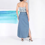 CONDITIONS APPLY Maliyah Skirt in Denim Blue