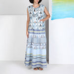 CONDITIONS APPLY Camillo Skirt in Blue Combo