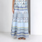 CONDITIONS APPLY Camillo Skirt in Blue Combo