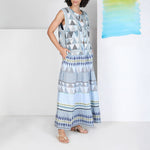CONDITIONS APPLY Camillo Skirt in Blue Combo