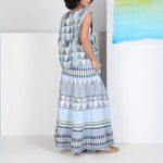 CONDITIONS APPLY Camillo Skirt in Blue Combo