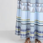 CONDITIONS APPLY Camillo Skirt in Blue Combo