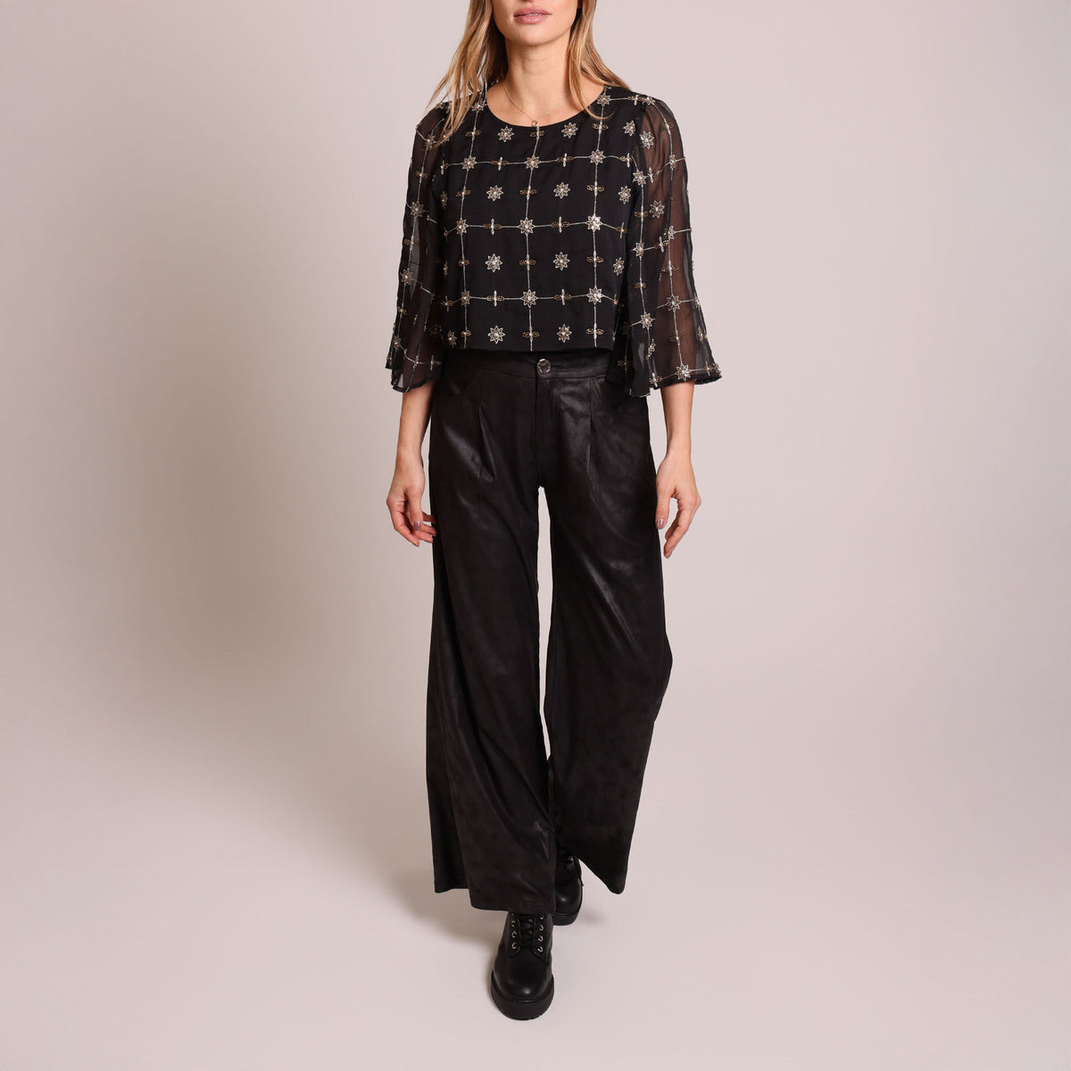 TRAFFIC PEOPLE Liza Top in Black