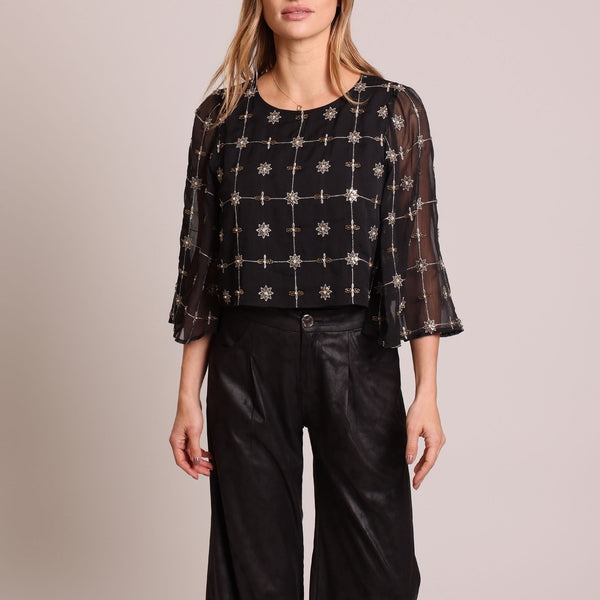 TRAFFIC PEOPLE Liza Top in Black