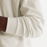 WAX LONDON Caleb Henley Long Sleeve T Shirt in Ecru
