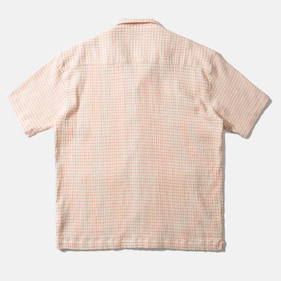 EDMMOND STUDIOS Captains Dinner Short Sleeve Shirt in Plain red