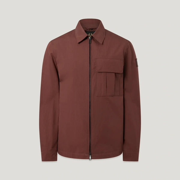 BELSTAFF Cargo Overshirt in Oxblood