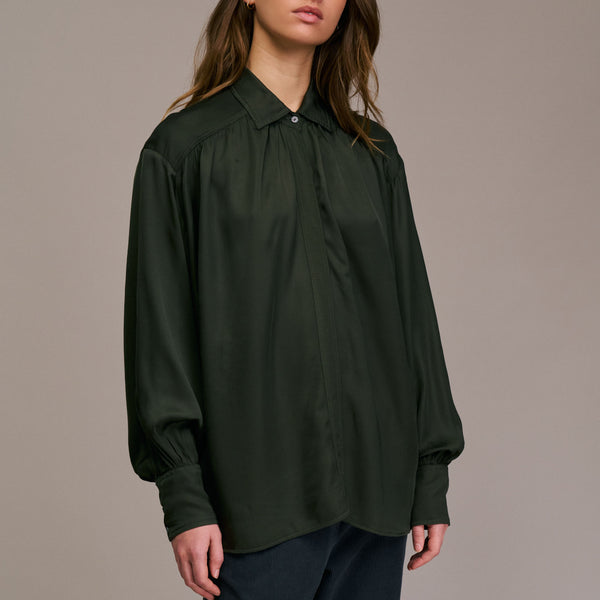 DIEGA Carina Elegant Shirt  in Green