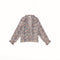 M.A.B.E Cass Print Long sleeve Top in Indigo/Rust