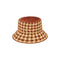 TRAVAUX EN COURS Bob Raffia Hat in Rust
