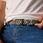 BILLYBELT Elastic Woven Belt in Biarritz
