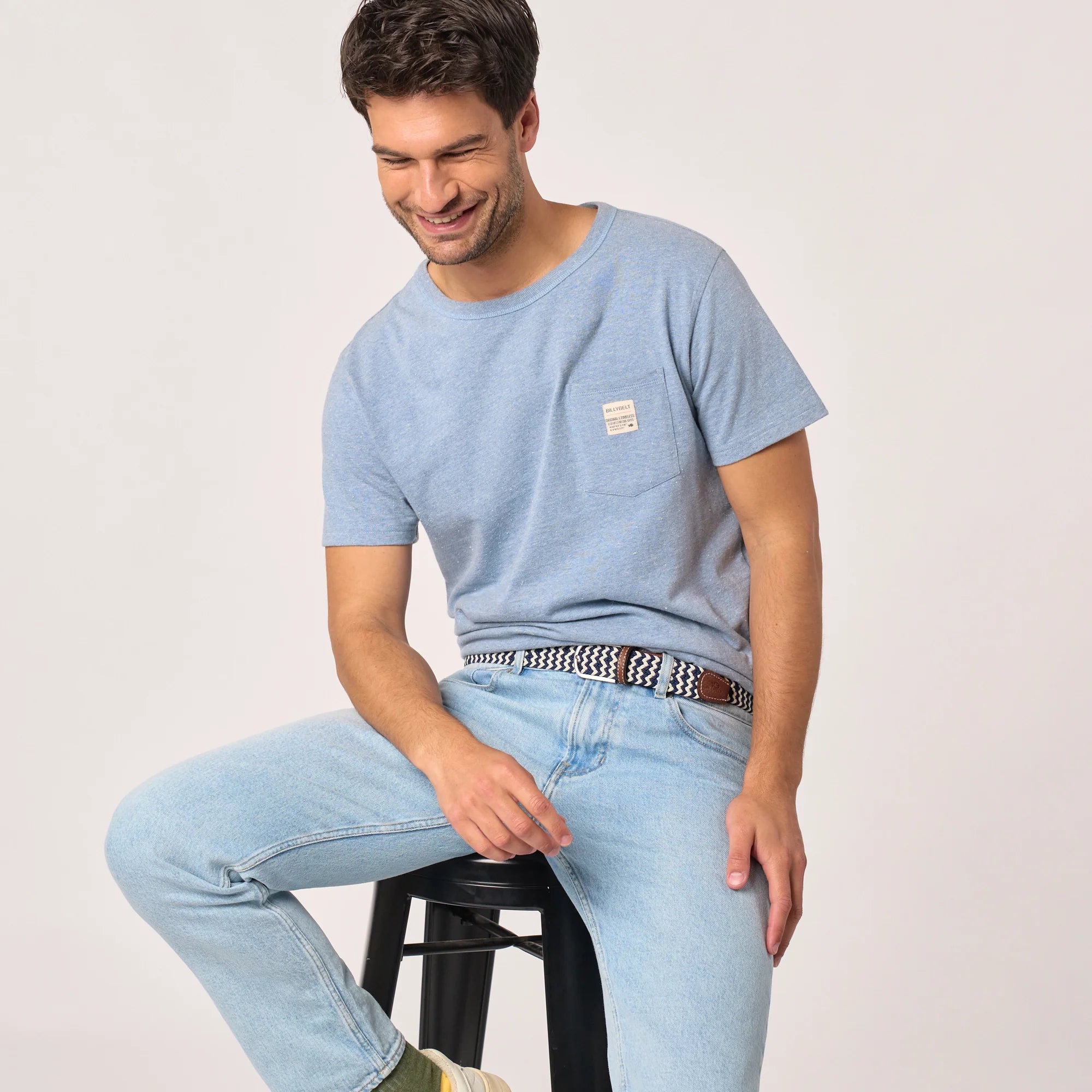 BILLYBELT Elastic Woven Belt in Casa