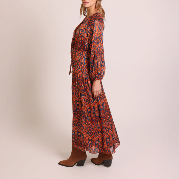 TRAFFIC PEOPLE Blame Dress in Rust