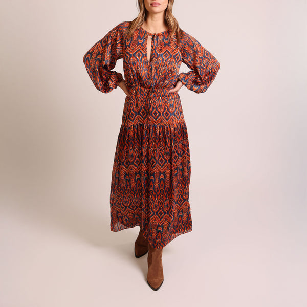 TRAFFIC PEOPLE Blame Dress in Rust