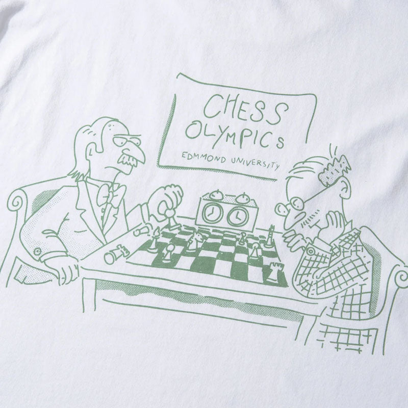 EDMMOND STUDIOS Chess Olympics T Shirt in White