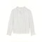M.A.B.E Chrissie Stripe Longsleeve Top in White