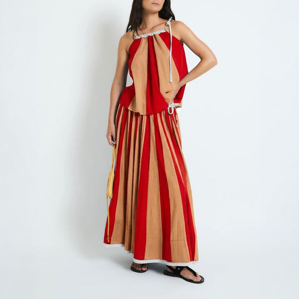 SOPHIE + LUCIE Circo Voile Top in Camel