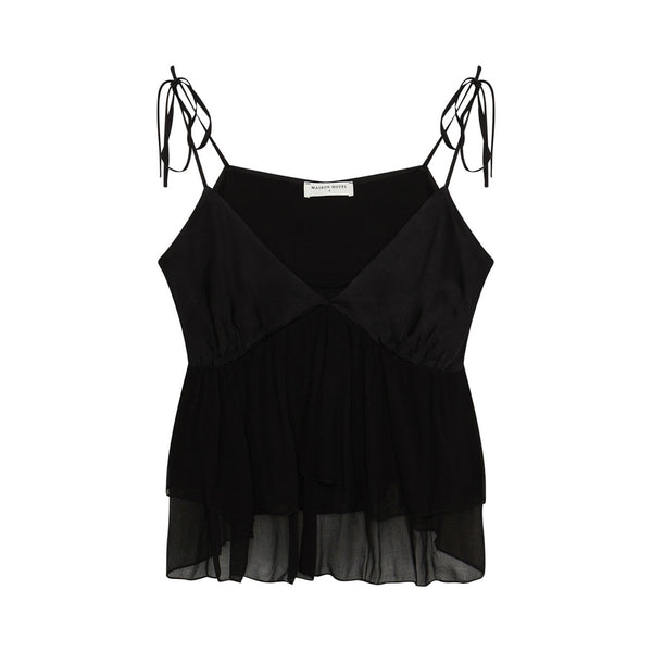 MAISON HOTEL Nadine Blouse in Noir