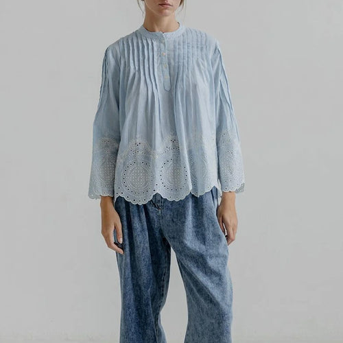 PROJECT AJ117 Clementine Blouse in Sky