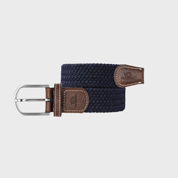 BILLYBELT Elastic Woven Belt in Blue/Marine