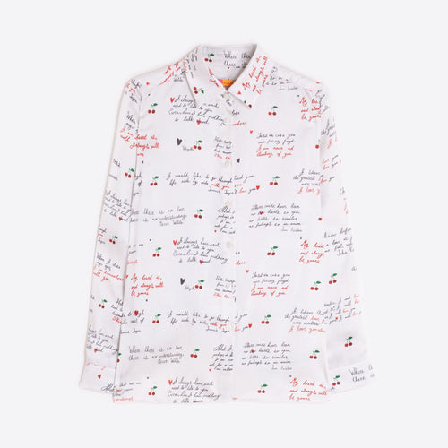 VILAGALLO Love Shirt in Cream