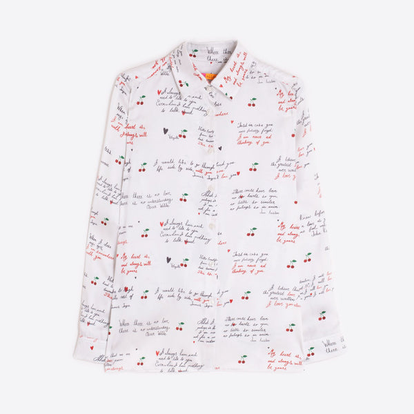 VILAGALLO Love Shirt in Cream