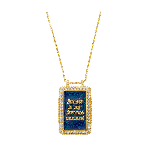 MYA BAY Sunset Twice Boheme Necklace in Gold