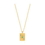 MYA BAY Ace of Spades Necklace in Gold
