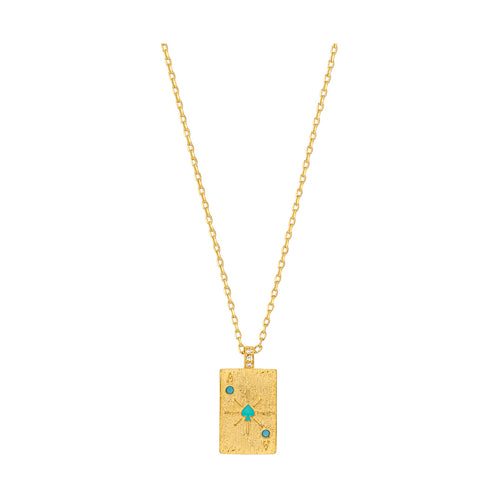 MYA BAY Ace of Spades Necklace in Gold